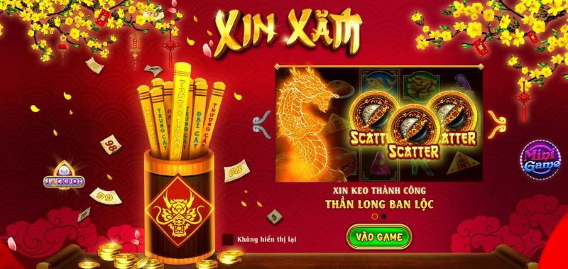 Nổ Hũ Xin Xăm là tựa game slot độc đáo tại 1XBIT
